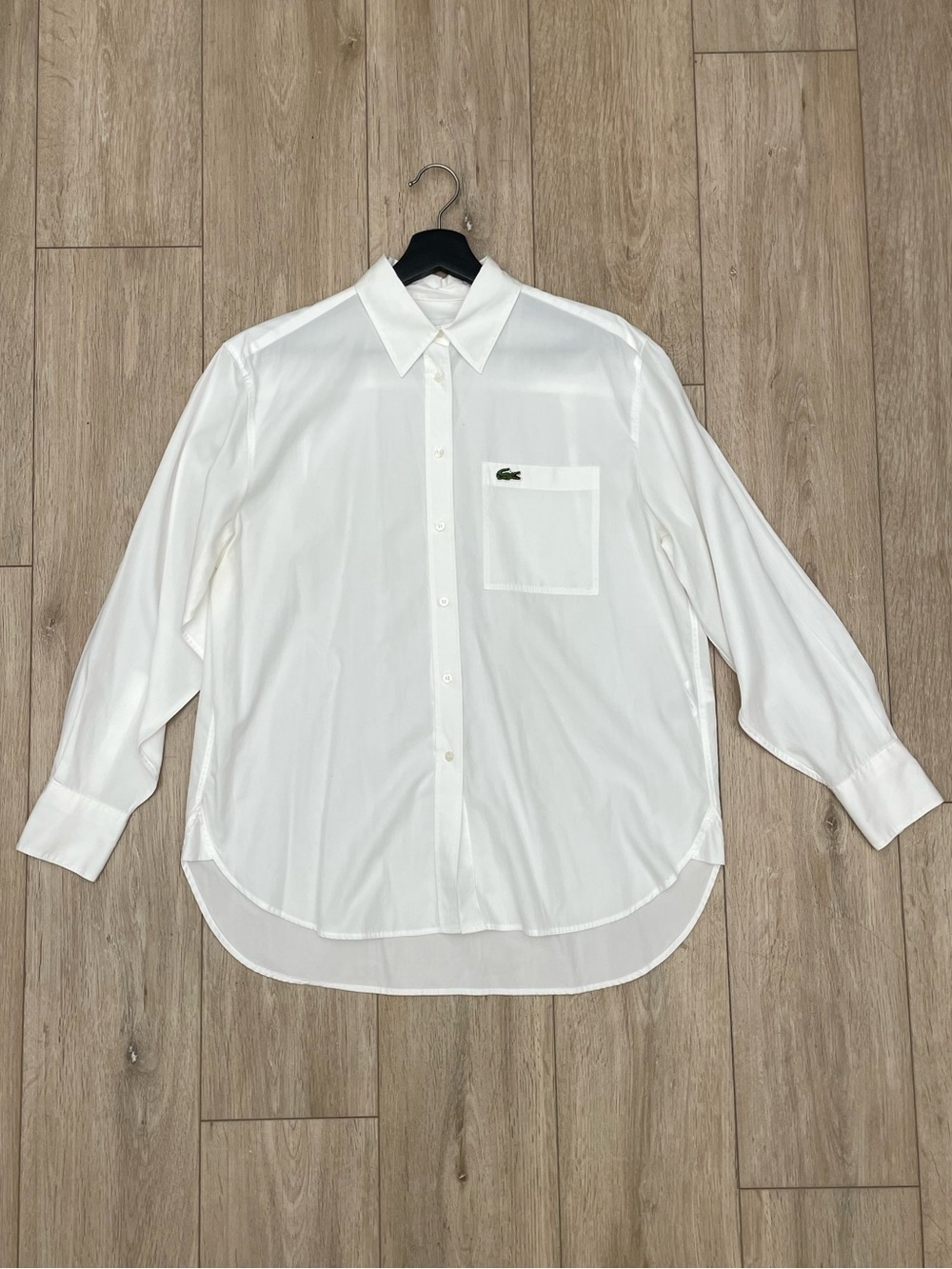 Lacoste Women’s Oversized Shirt With Breast Pocket